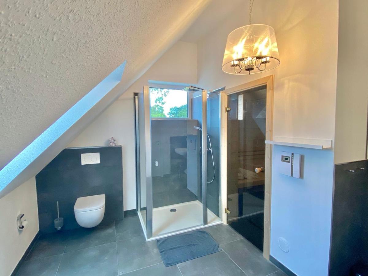 Ferienhaus Moin. Am Harkebruegger See Mit Sauna Barssel  外观 照片